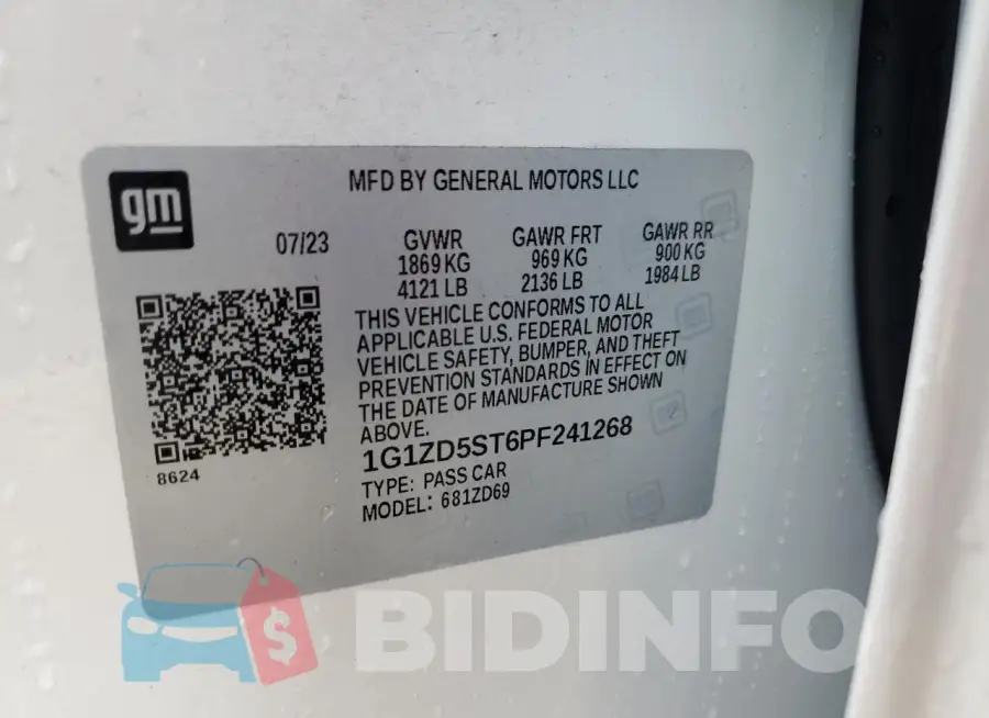 1G1ZD5ST6PF241268 Photo# 12