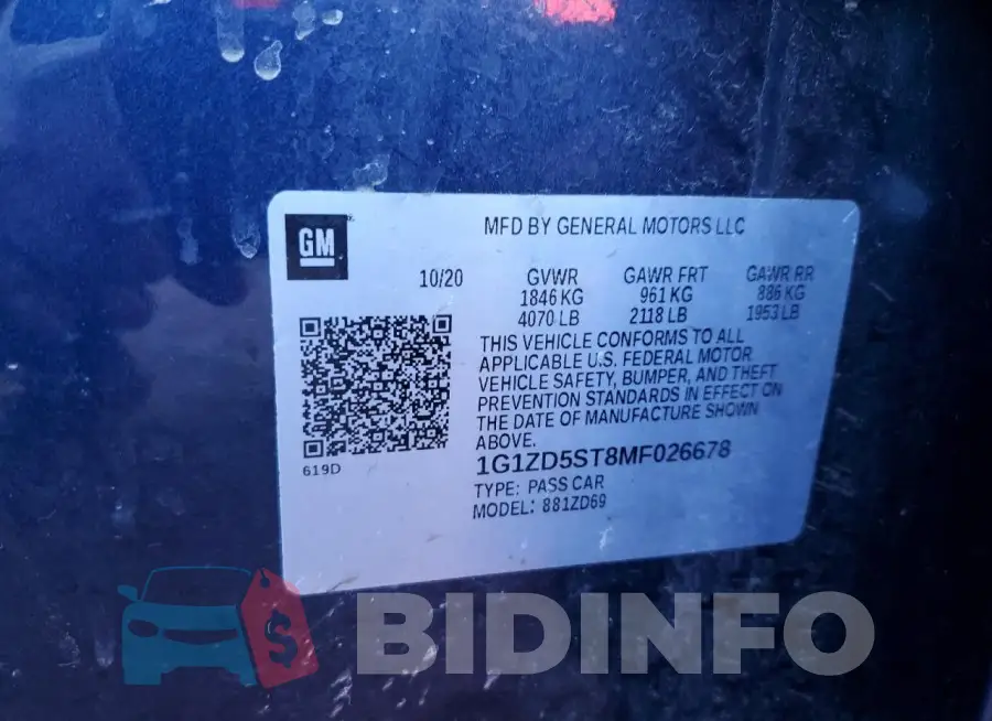 1G1ZD5ST8MF026678 Photo# 13