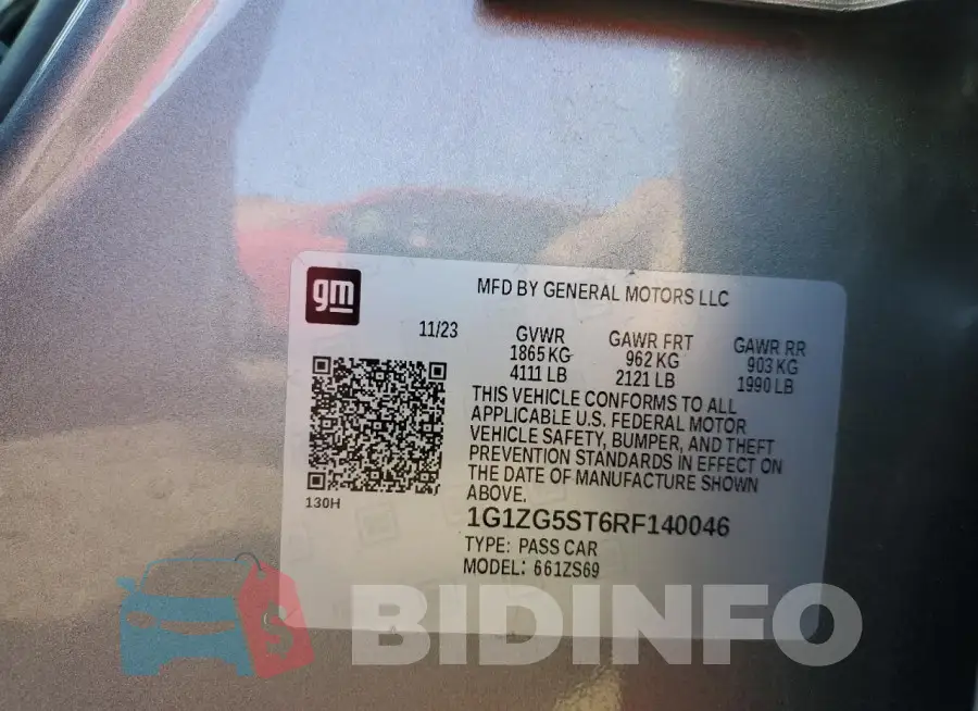 1G1ZG5ST6RF140046 Photo# 12