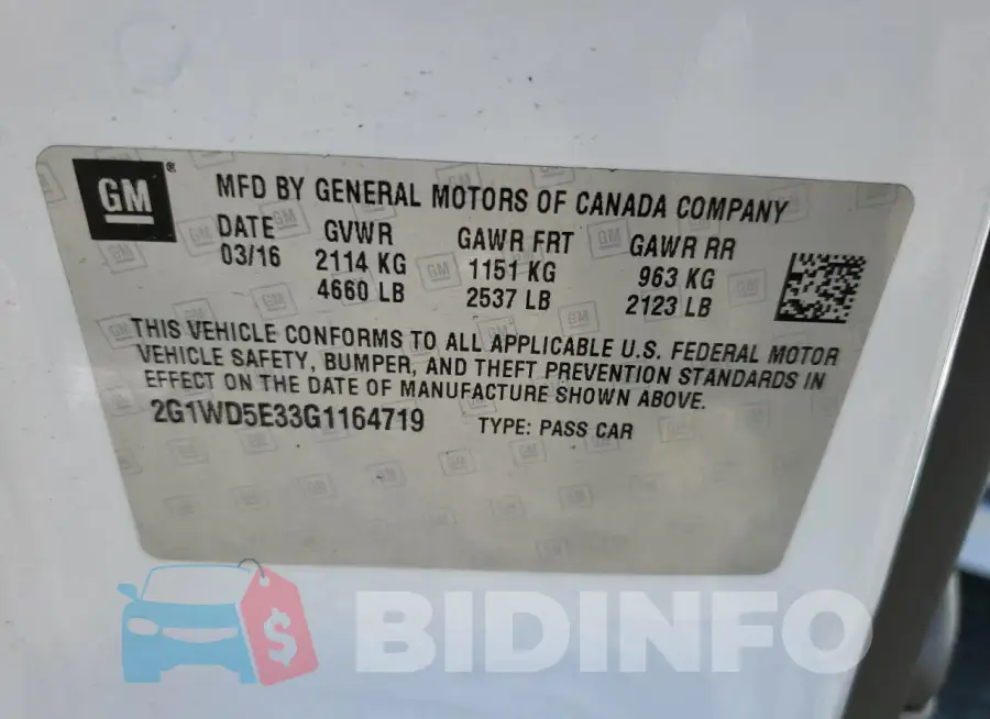 2G1WD5E33G1164719 Photo# 12