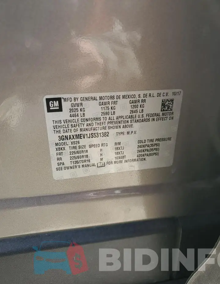 3GNAXMEV1JS531382 Photo# 13