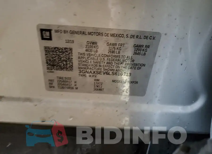 3GNAXSEV6LS610313 Photo# 13