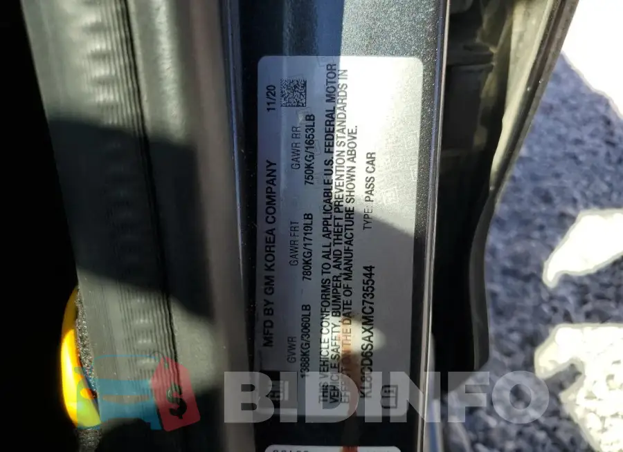 KL8CD6SAXMC735544 Photo# 12