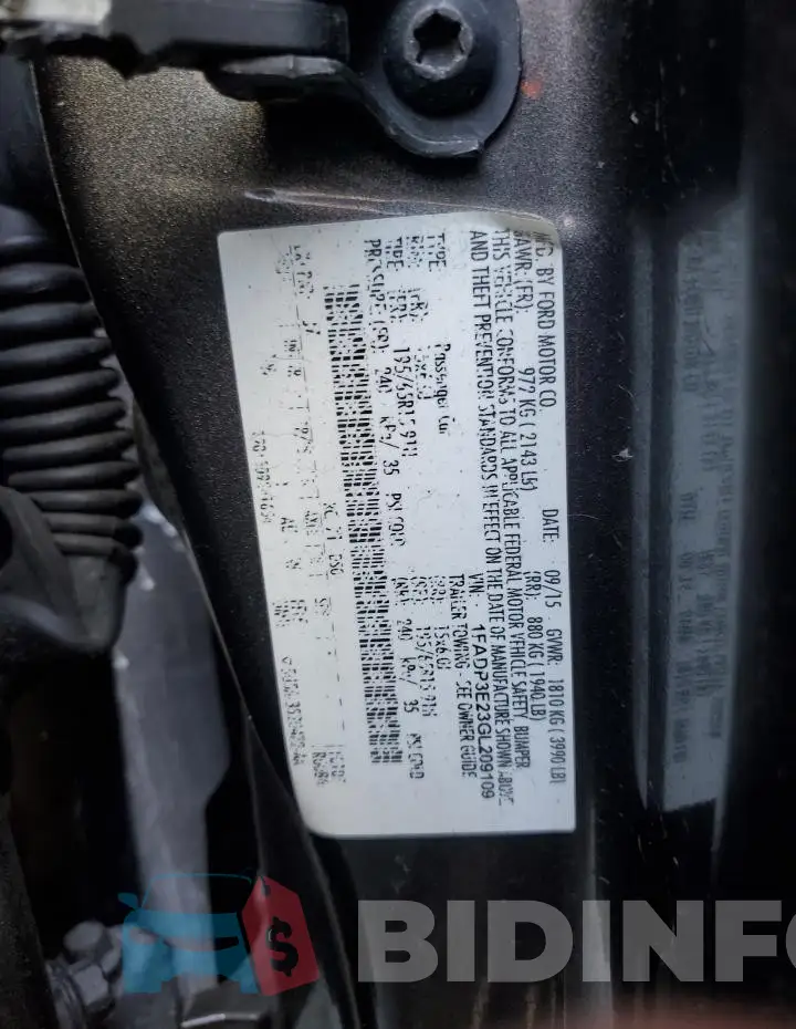1FADP3E23GL209109 Photo# 12