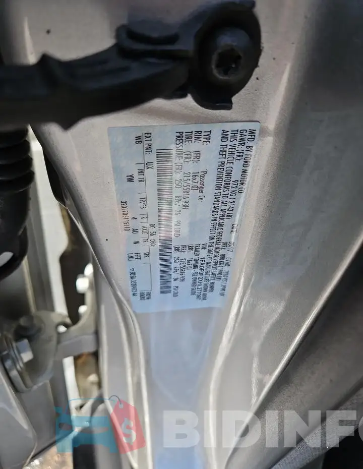 1FADP3F2XHL277097 Photo# 12