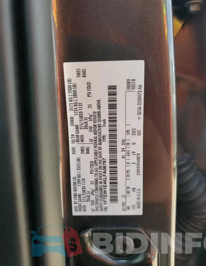 1FTEW1E46LFA08787 Photo# 13