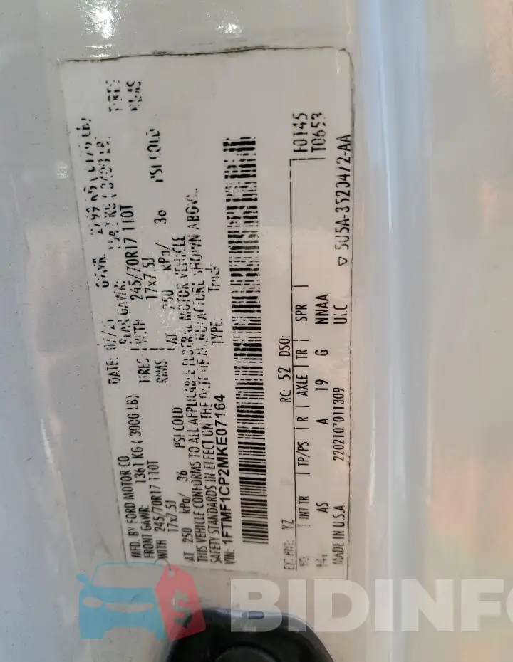 1FTMF1CP2MKE07164 Photo# 12