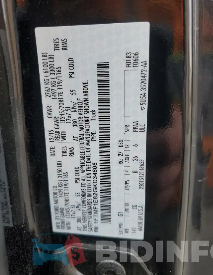 1FTMF1E82GKD34808 Photo# 12