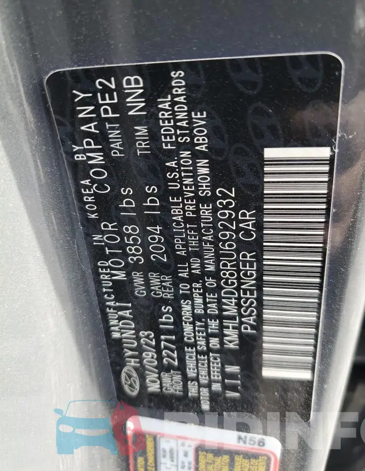 KMHLM4DG8RU692932 Photo# 12