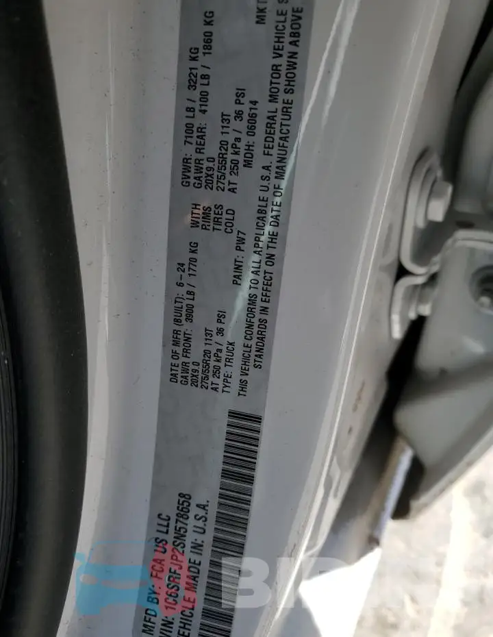 1C6SRFJP2SN578658 Photo# 12