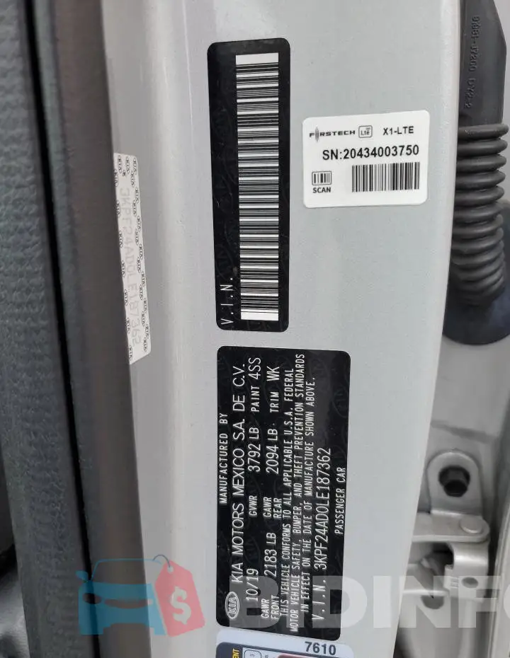 3KPF24AD0LE187362 Photo# 12