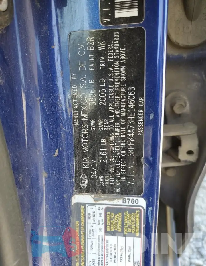 3KPFK4A73HE146063 Photo# 12