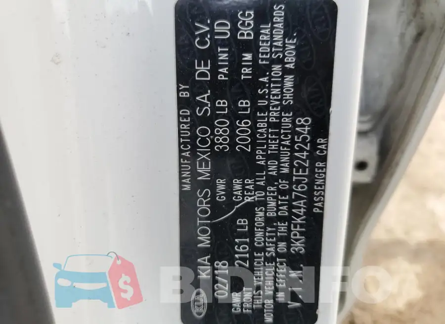3KPFK4A76JE242548 Photo# 12