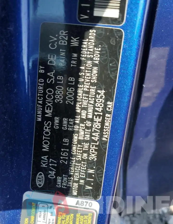3KPFL4A78HE148954 Photo# 12