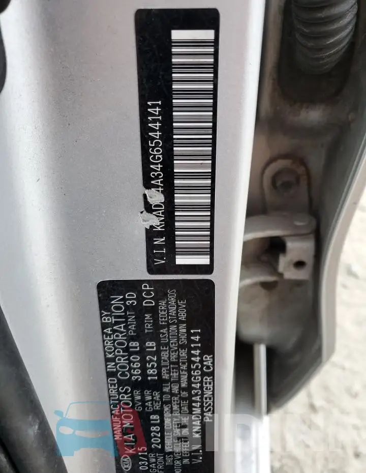 KNADM4A34G6544141 Photo# 12