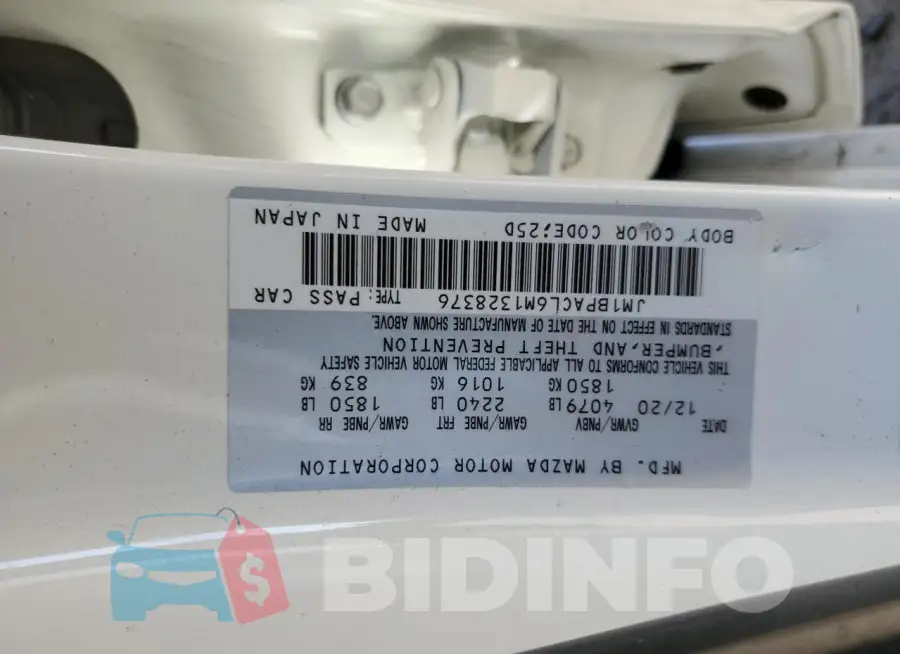JM1BPACL6M1328376 Photo# 12