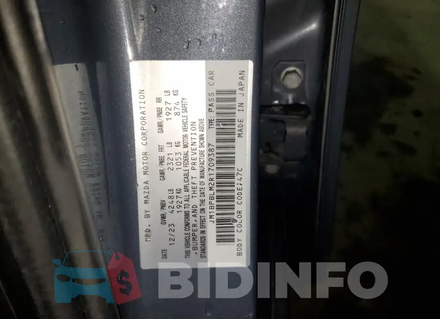JM1BPBLM2R1709387 Photo# 14