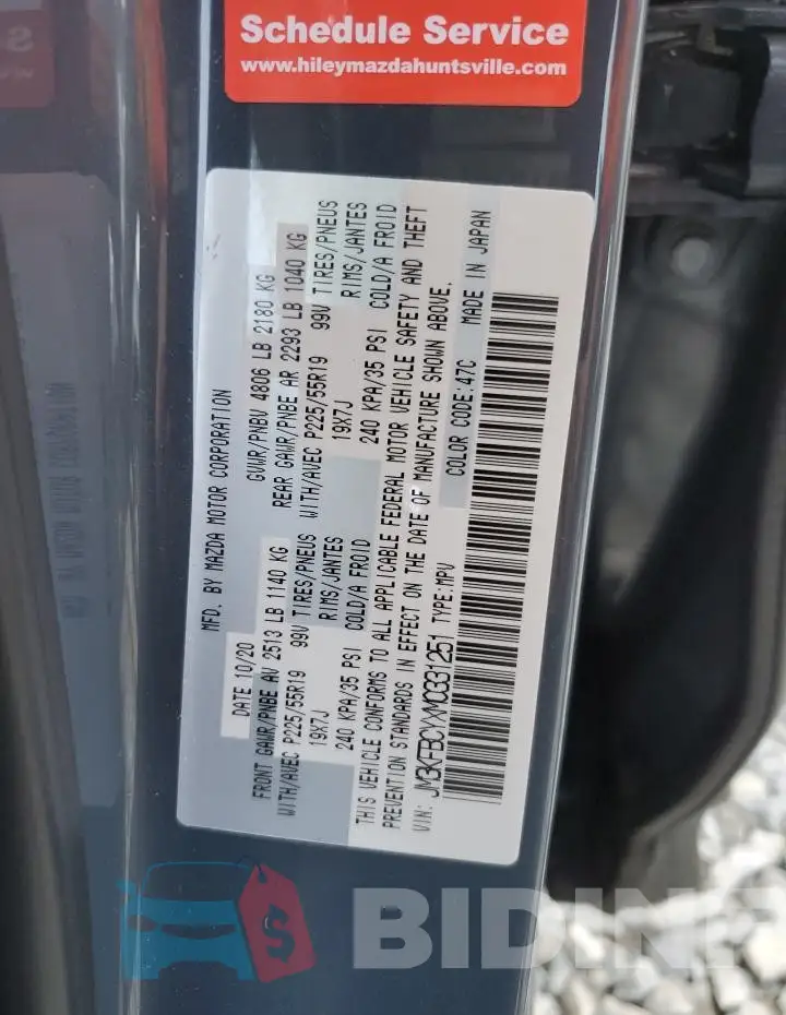 JM3KFBCYXM0331251 Photo# 14