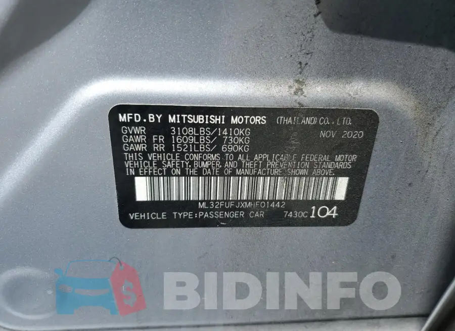 ML32FUFJXMHF01442 Photo# 13