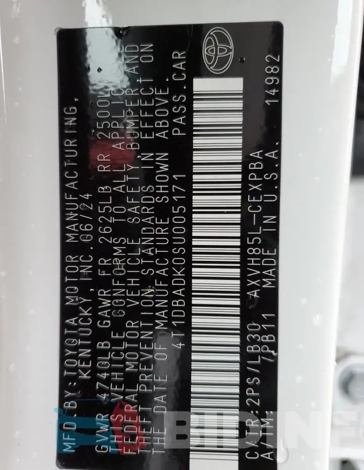 4T1DBADK0SU005171 Photo# 12