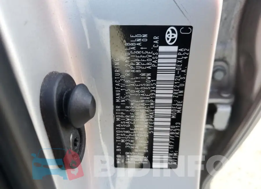 5YFEPMAEXMP193451 Photo# 12