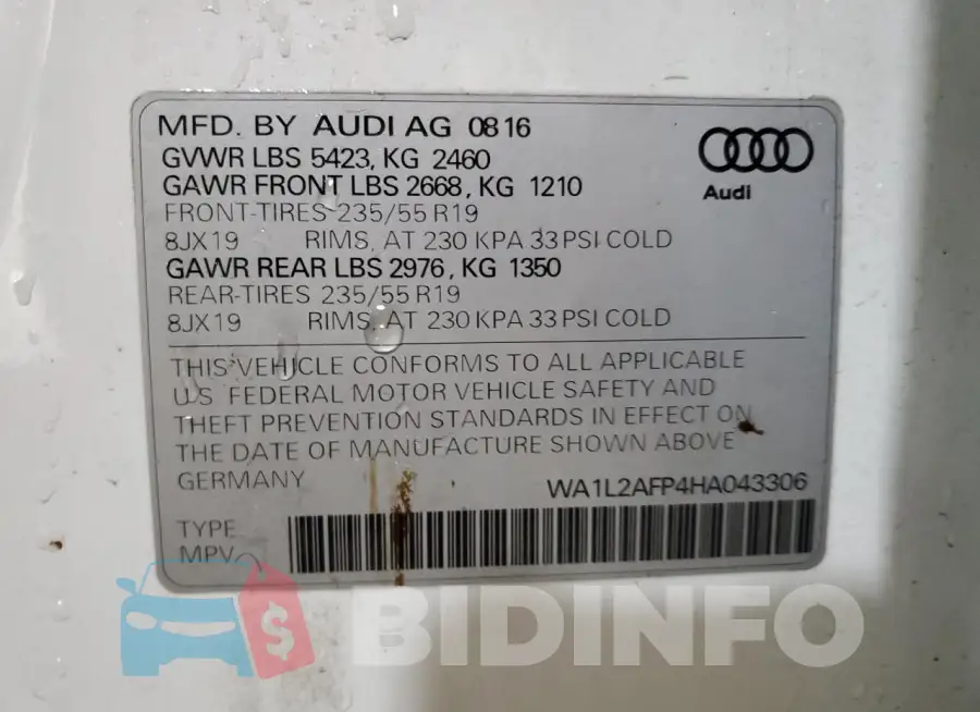 WA1L2AFP4HA043306 Photo# 13