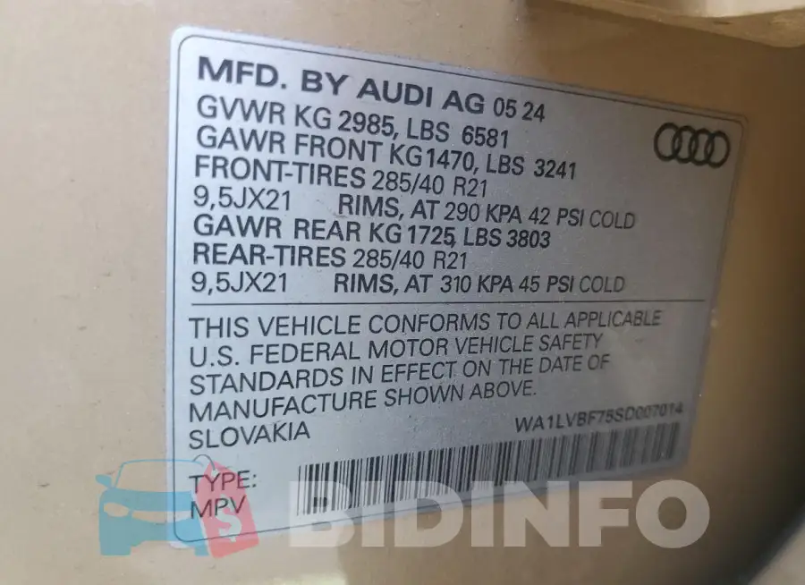 WA1LVBF75SD007014 Photo# 12
