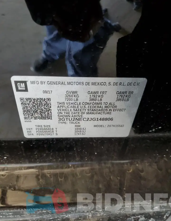 3GTU2NEC2JG148806 Photo# 12
