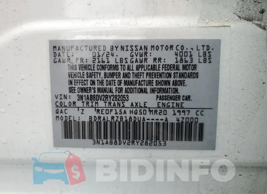 3N1AB8DV2RY282053 Photo# 12