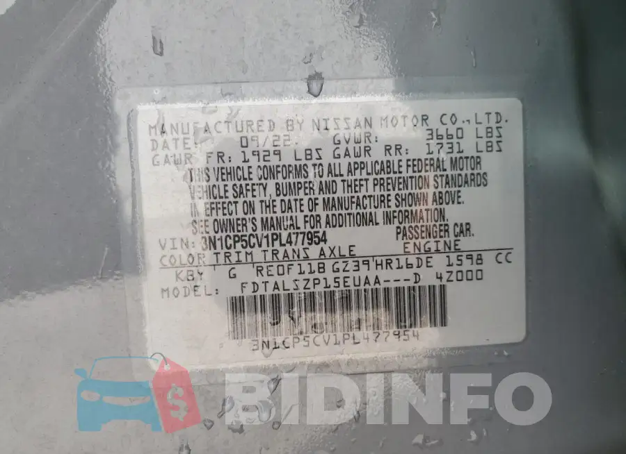 3N1CP5CV1PL477954 Photo# 13