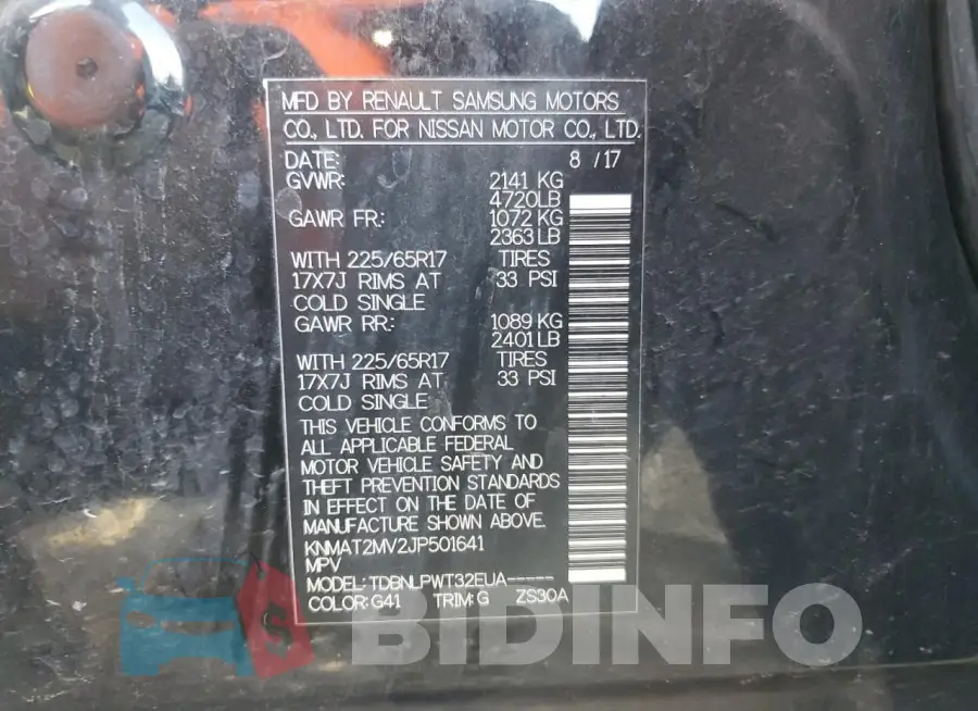 KNMAT2MV2JP501641 Photo# 14