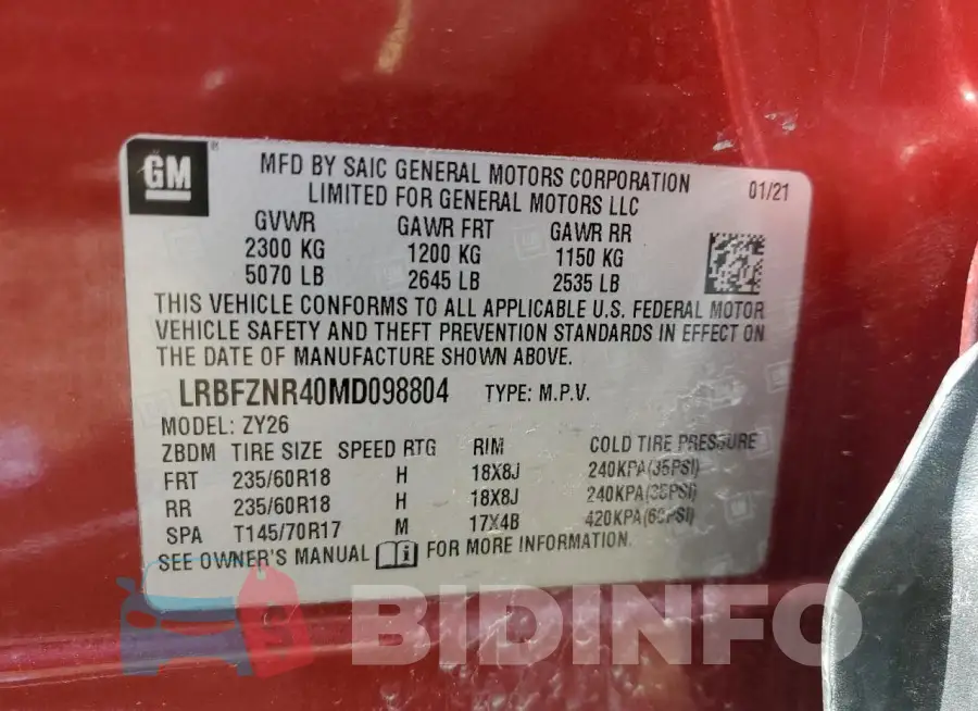 LRBFZNR40MD098804 Photo# 13