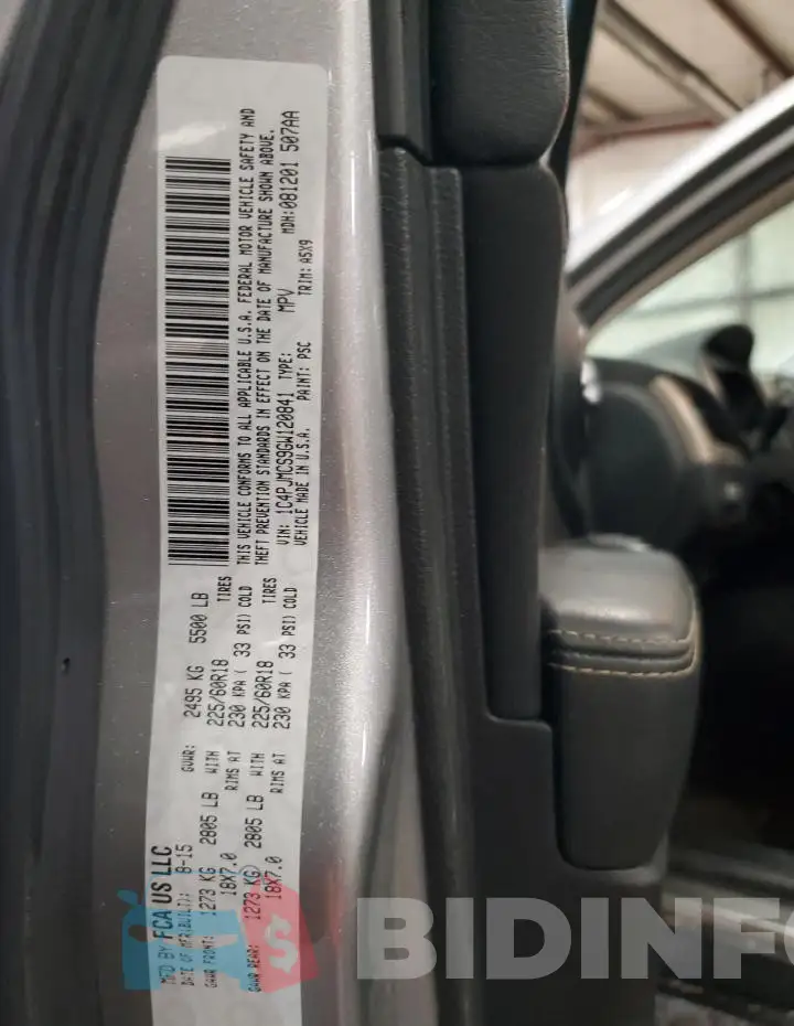 1C4PJMCS9GW120841 Photo# 14