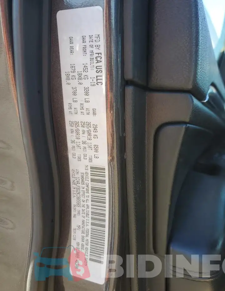 1C4RJFBG2KC665565 Photo# 14