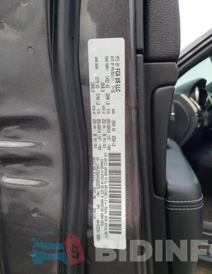 1C4RJFBGXHC603579 Photo# 13