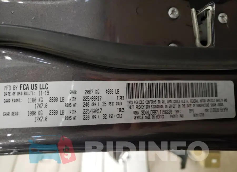 3C4NJDBB7LT156620 Photo# 14