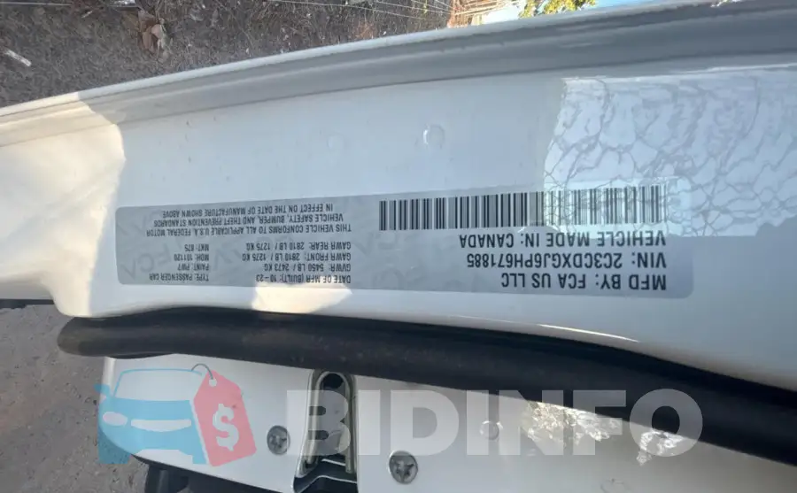 2C3CDXGJ6PH671885 Photo# 10