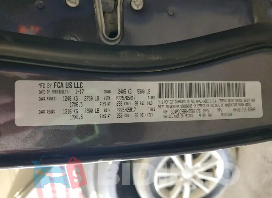 3C4PDCBB8HT587176 Photo# 13