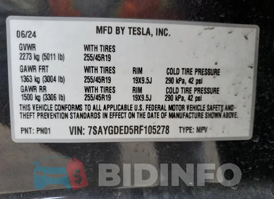 7SAYGDED5RF105278 Photo# 13