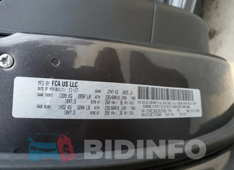 2C4RC1BG3JR157429 Photo# 14