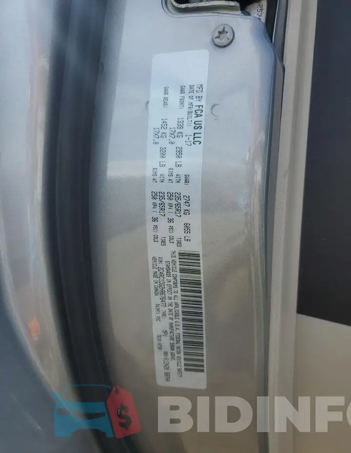 2C4RC1DG2HR676477 Photo# 13