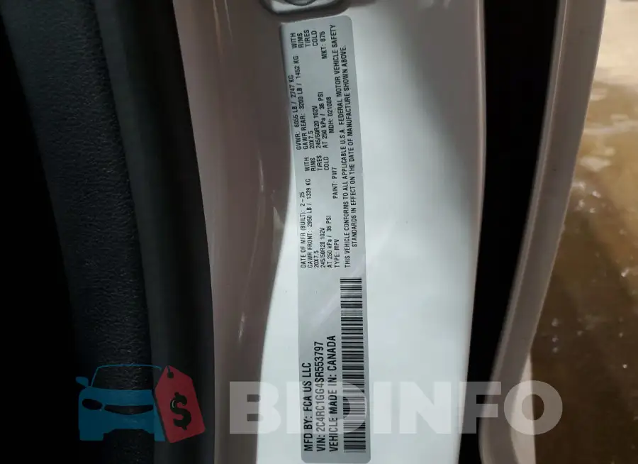 2C4RC1GG4SR553797 Photo# 13
