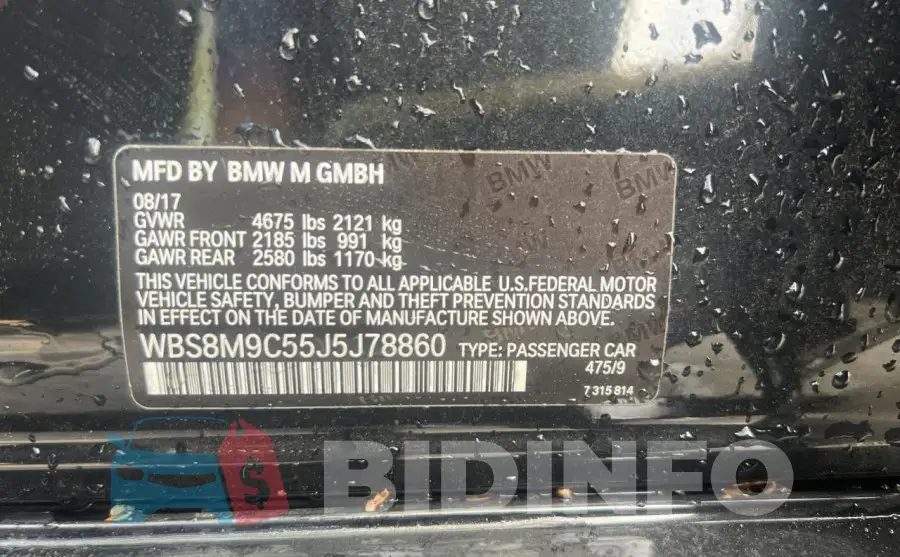 WBS8M9C55J5J78860 Photo# 10