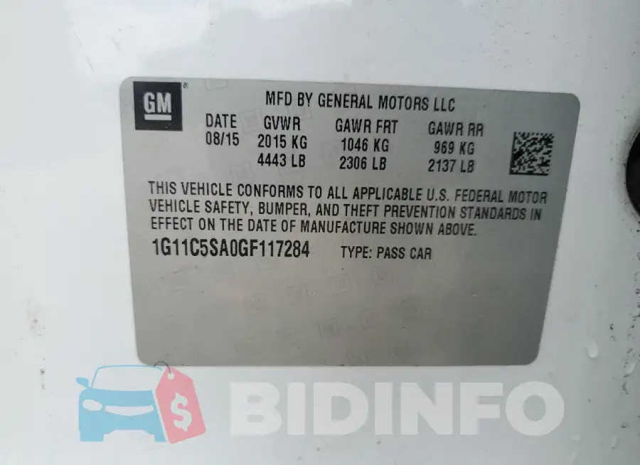 1G11C5SA0GF117284 Photo# 12