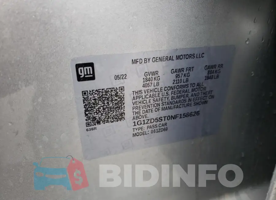 1G1ZD5ST0NF158626 Photo# 12
