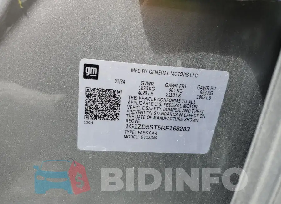 1G1ZD5ST5RF168283 Photo# 13