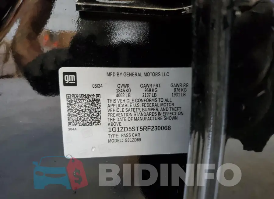 1G1ZD5ST5RF230068 Photo# 12