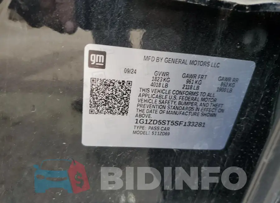 1G1ZD5ST5SF133281 Photo# 12
