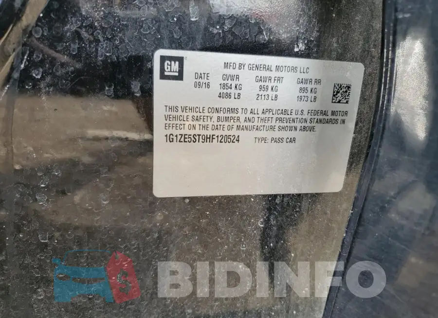 1G1ZE5ST9HF120524 Photo# 12