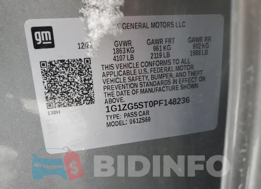 1G1ZG5ST0PF148236 Photo# 12